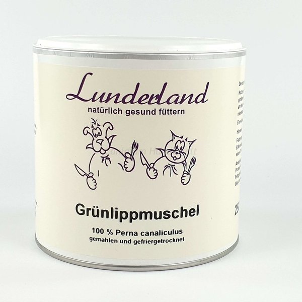 Lunderland Grünlippmuschelpulver 250g